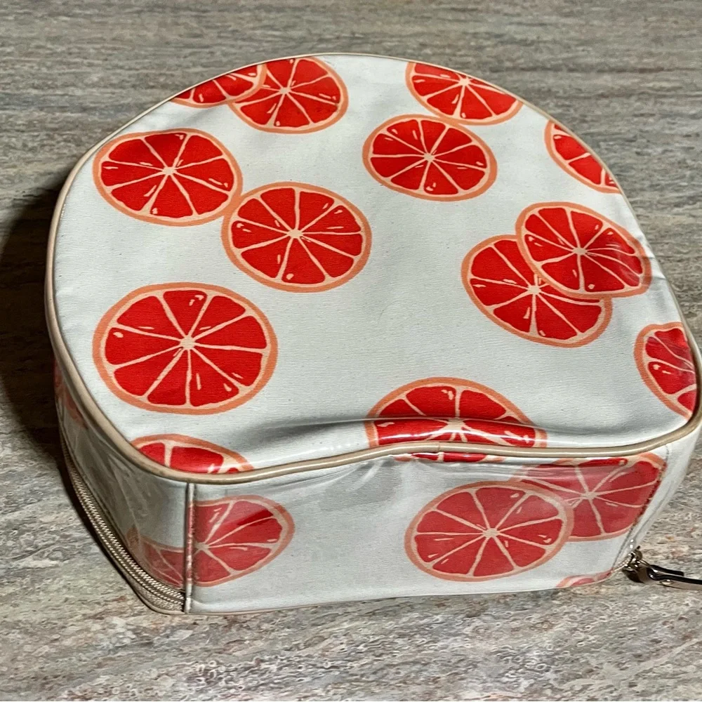 Kate Spade Citrus Print Pucker Up Cosmetic Pouch